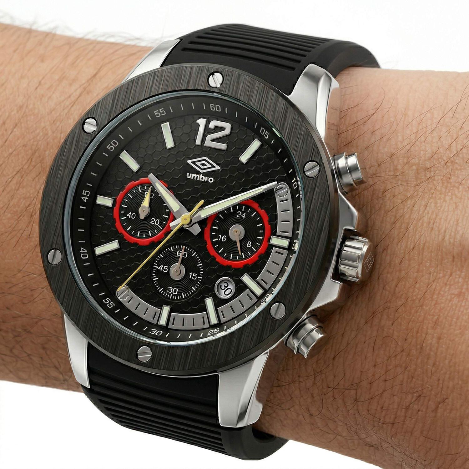 Reloj An&aacute;logo Hombre Umbro Plus Negro Umbp-1500-174 image number 3.0