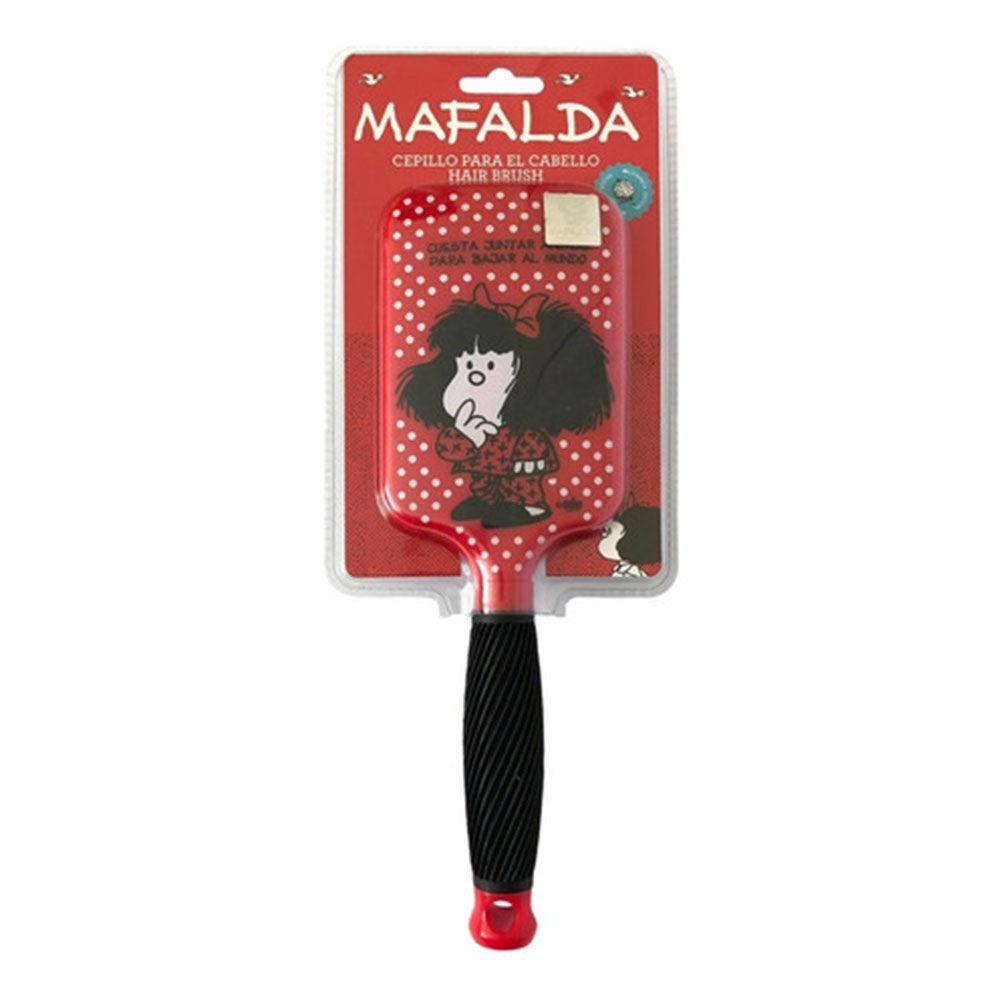 Cepillo De Pelo Diseño Mafalda Rojo / Zings image number 0.0