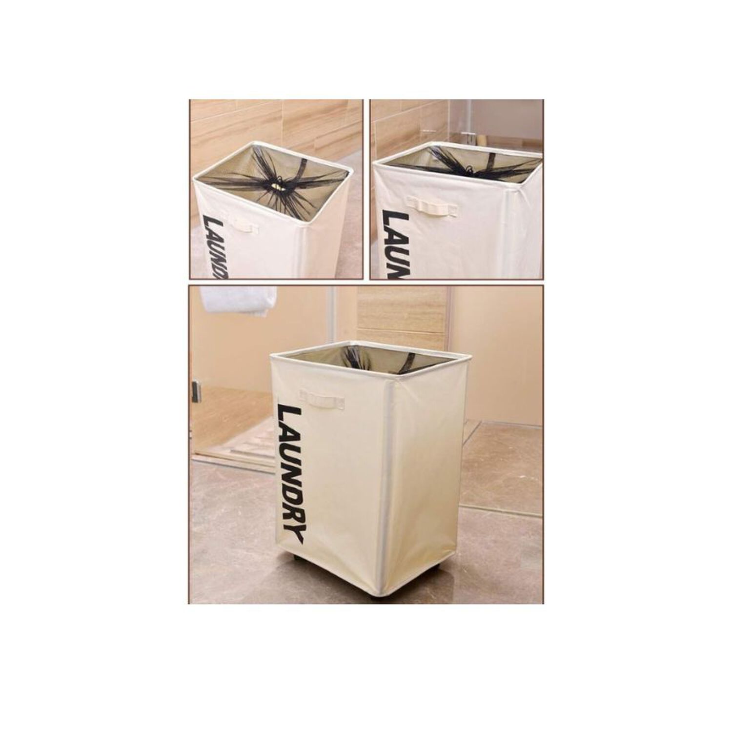 Cesta Plegable Para Ropa Organizador De Lavanderia image number 4.0