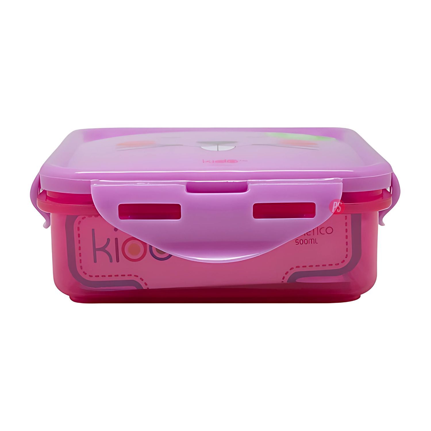 Pote Sandwich Herm&eacute;tico 500 Ml Dise&ntilde;o Animales - Ps image number 1.0