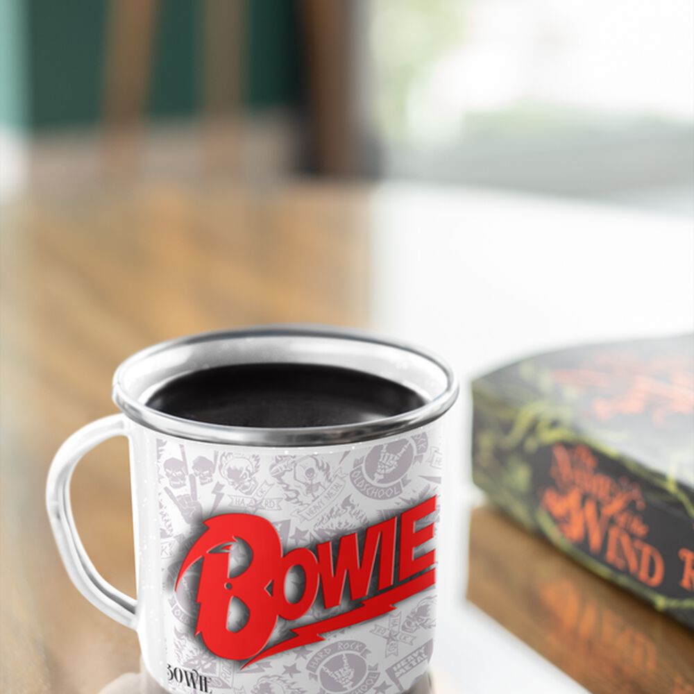 Taza Enlozada Lechera David Bowie Rock Musica image number 2.0