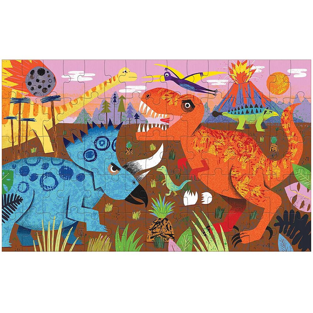 Puzzle 75pcs Lenticular Rugido De Dinosaurio Mudpuppy image number 2.0