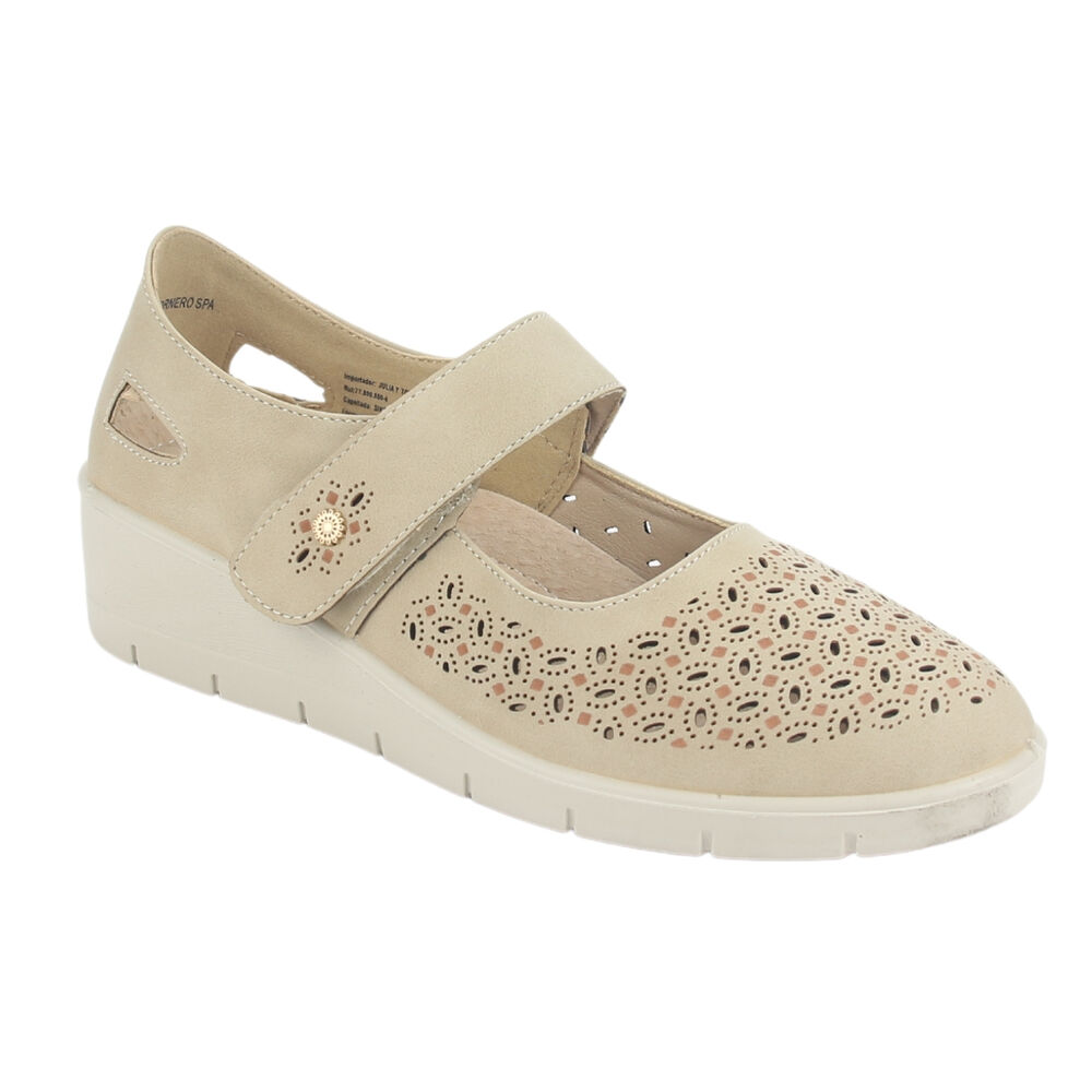 Zapato Chalada Mujer Cona-1 Beige Casual image number 2.0