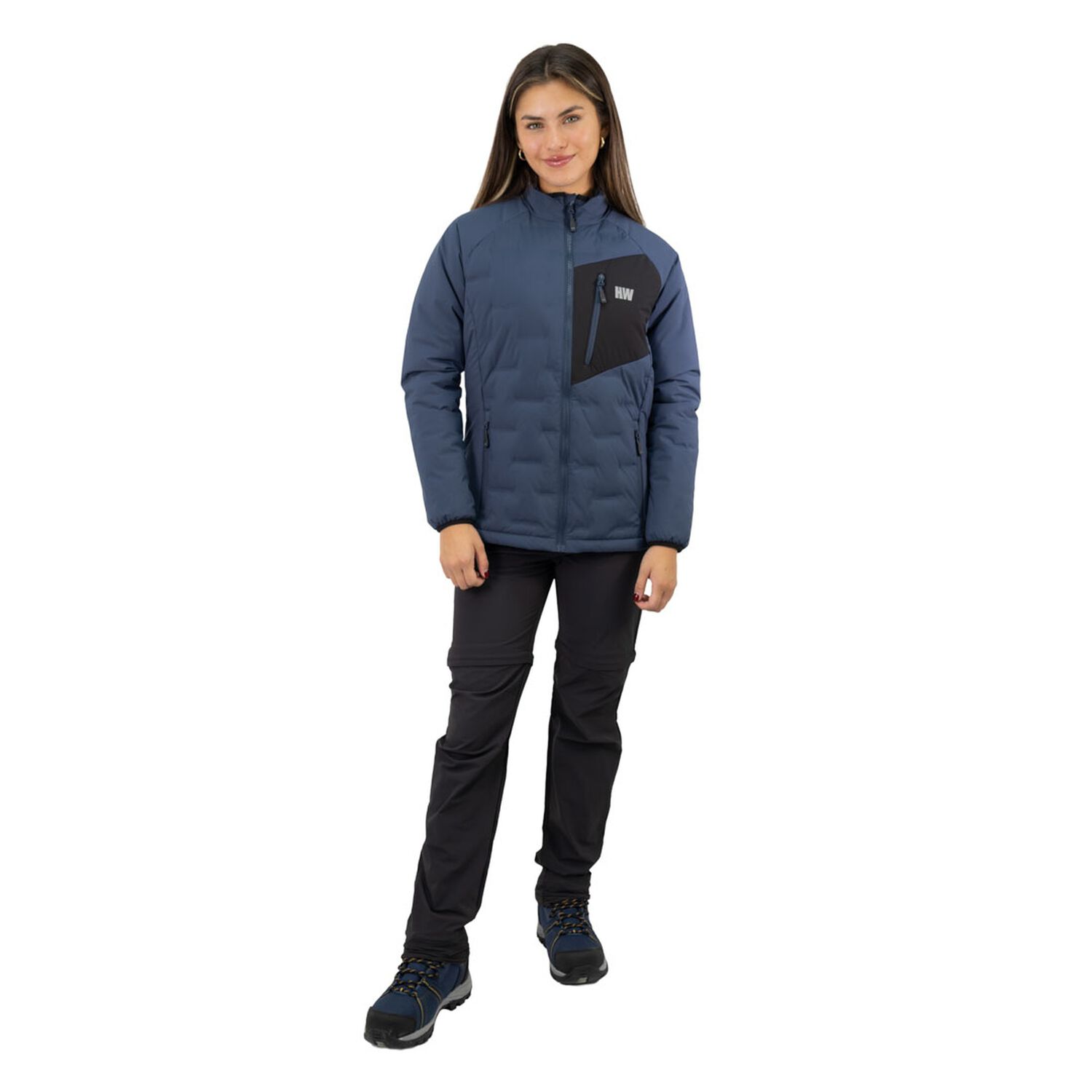 Parka Insulada Hw Explorer S/gorro Mujer Deep Blue image number 5.0