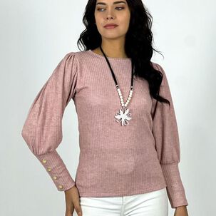 Polera Lanilla Manga Princesa