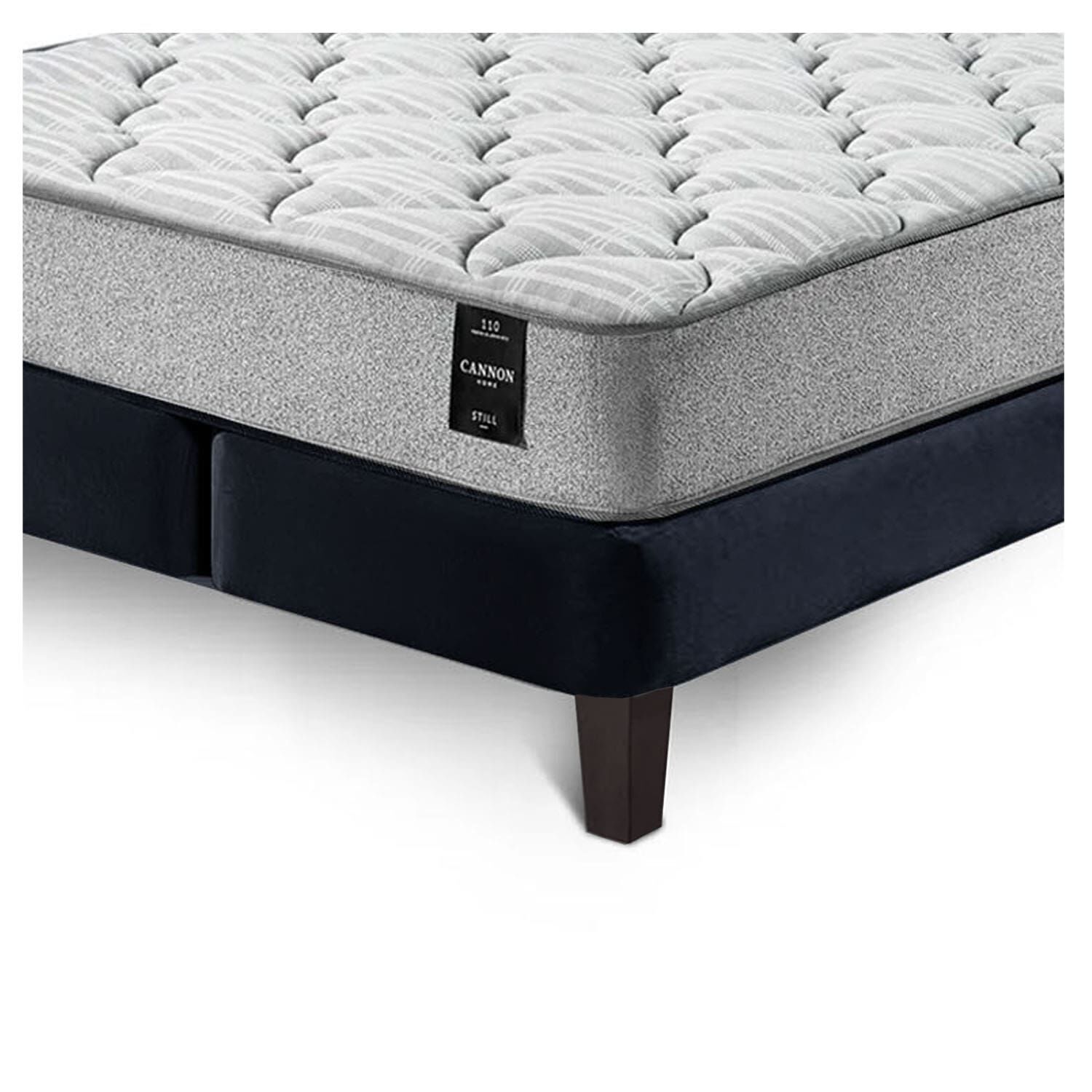 Combo Cama Cannon 1 1/2 Plaza Textil + Respaldo Tela Negro image number 7.0