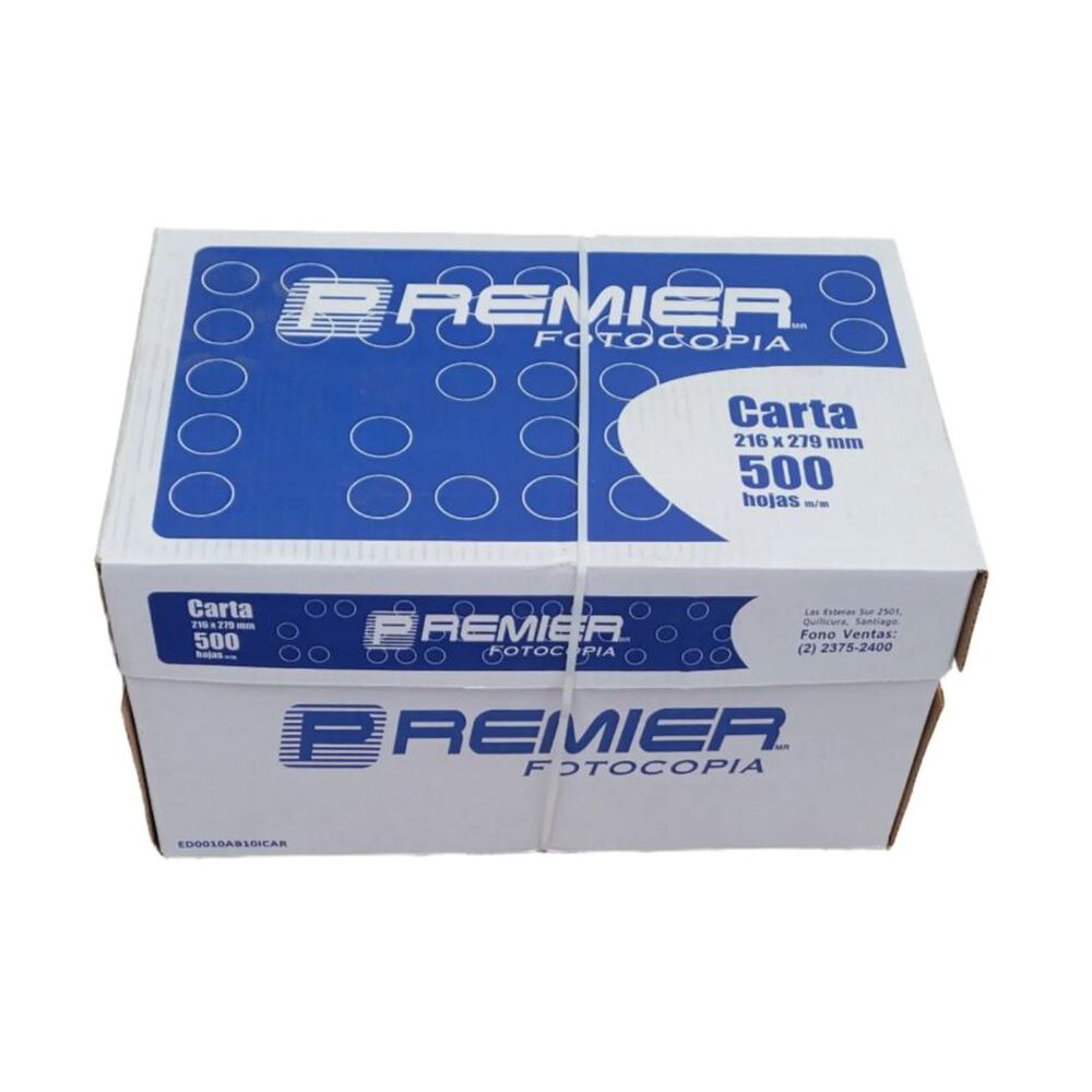Resma Papel Fotocopia Carta 75gr. Premier image number 2.0