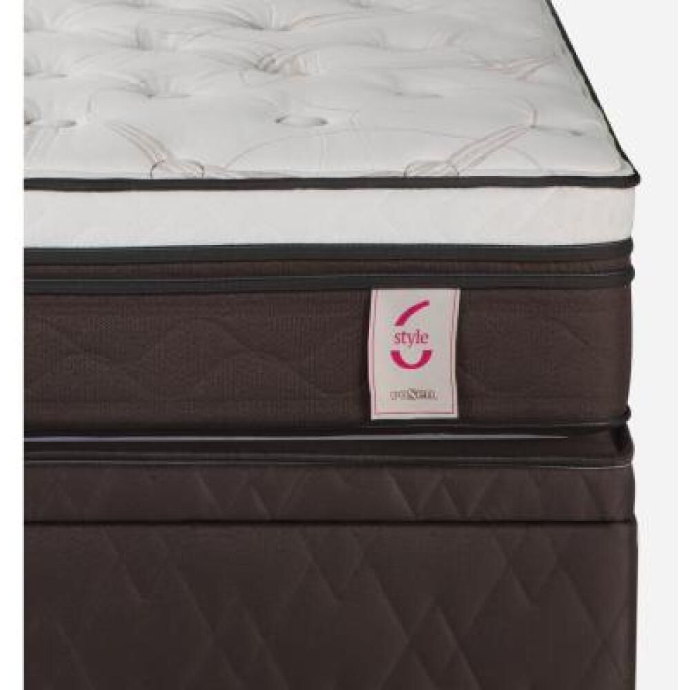 Cama Ba&uacute;l Rosen New Style 6 / 1.5 Plazas / Base Normal + Respaldo image number 9.0