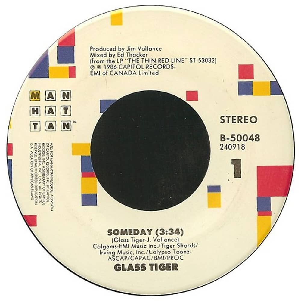 Glass Tiger - Someday | 7" Single Usado image number 1.0