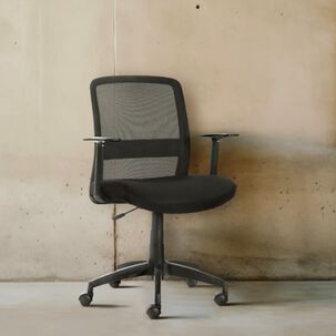 Silla Oficina Mesh Negro Form