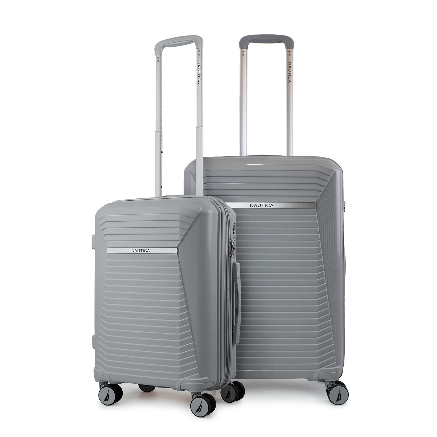 Pack 2 Maletas Nautica Niza Cabina 10kg Y Mediana 20kg Gris image number 0.0