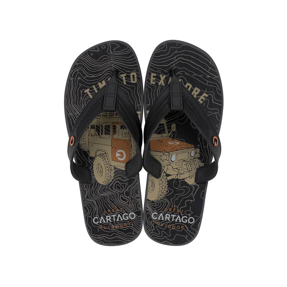 Sandalia Hombre Negro/gris Dakar Cartago image number 0.0