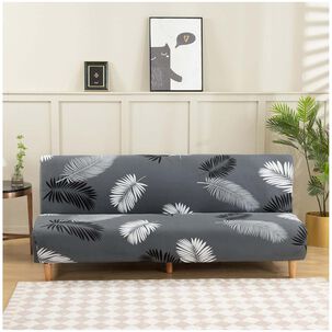 Funda De Futon Elasticado Burdeo
