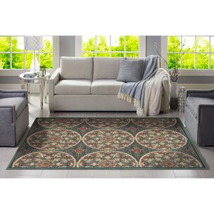 Bajada De Cama Jazmin Verde 50x90