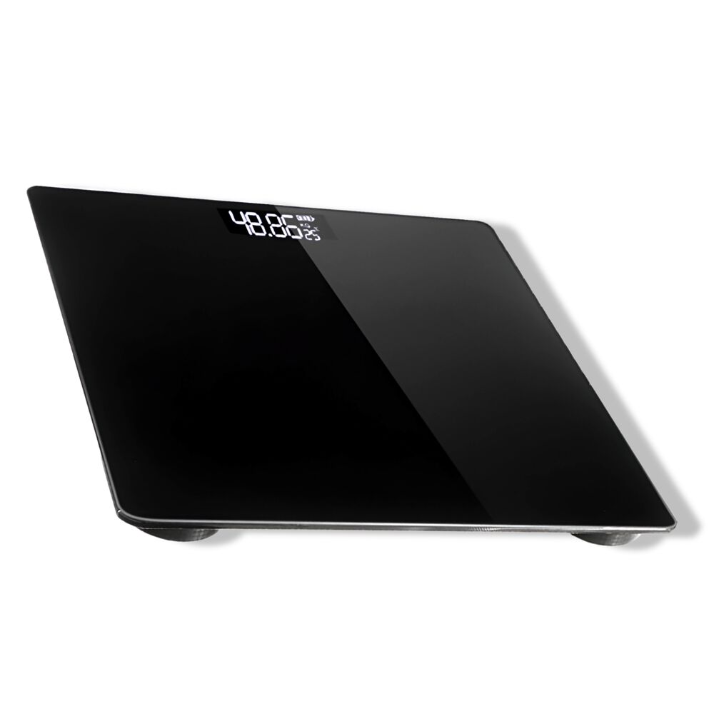 Bascula Digital De Vidrio Templado 180kg Max Black Ws39bk image number 1.0