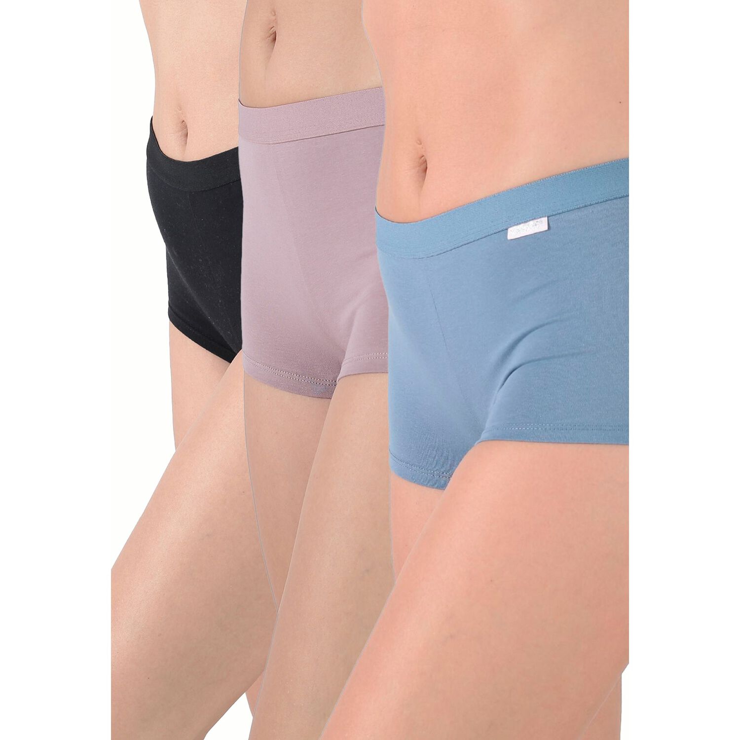 Pack 3x Pantaletas Algod&oacute;n P314.011-azu1 Kayser image number 0.0