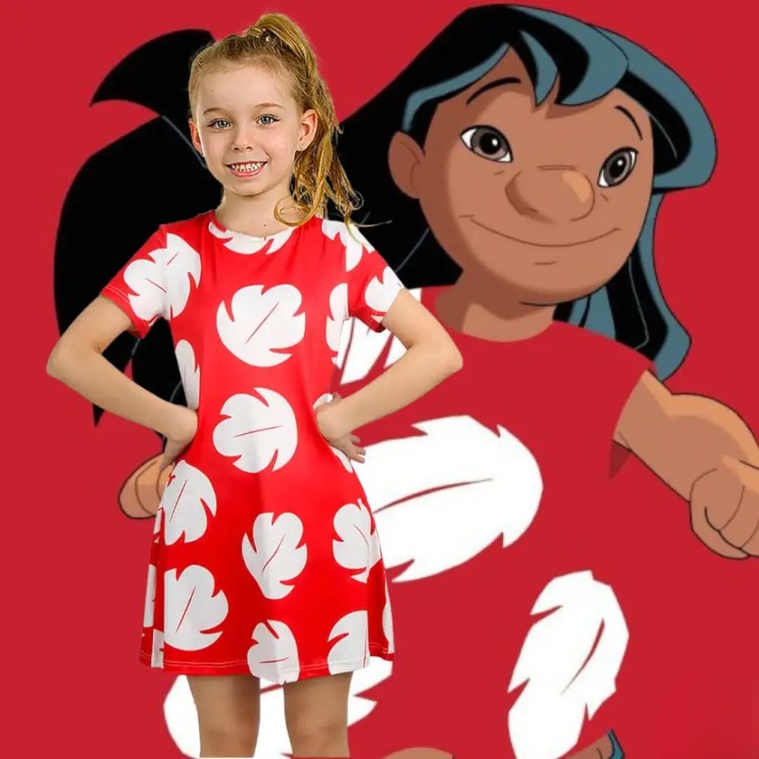 Disfraz Cosplay Lilo Vestido Lilo Y Stitch Infantil image number 1.0