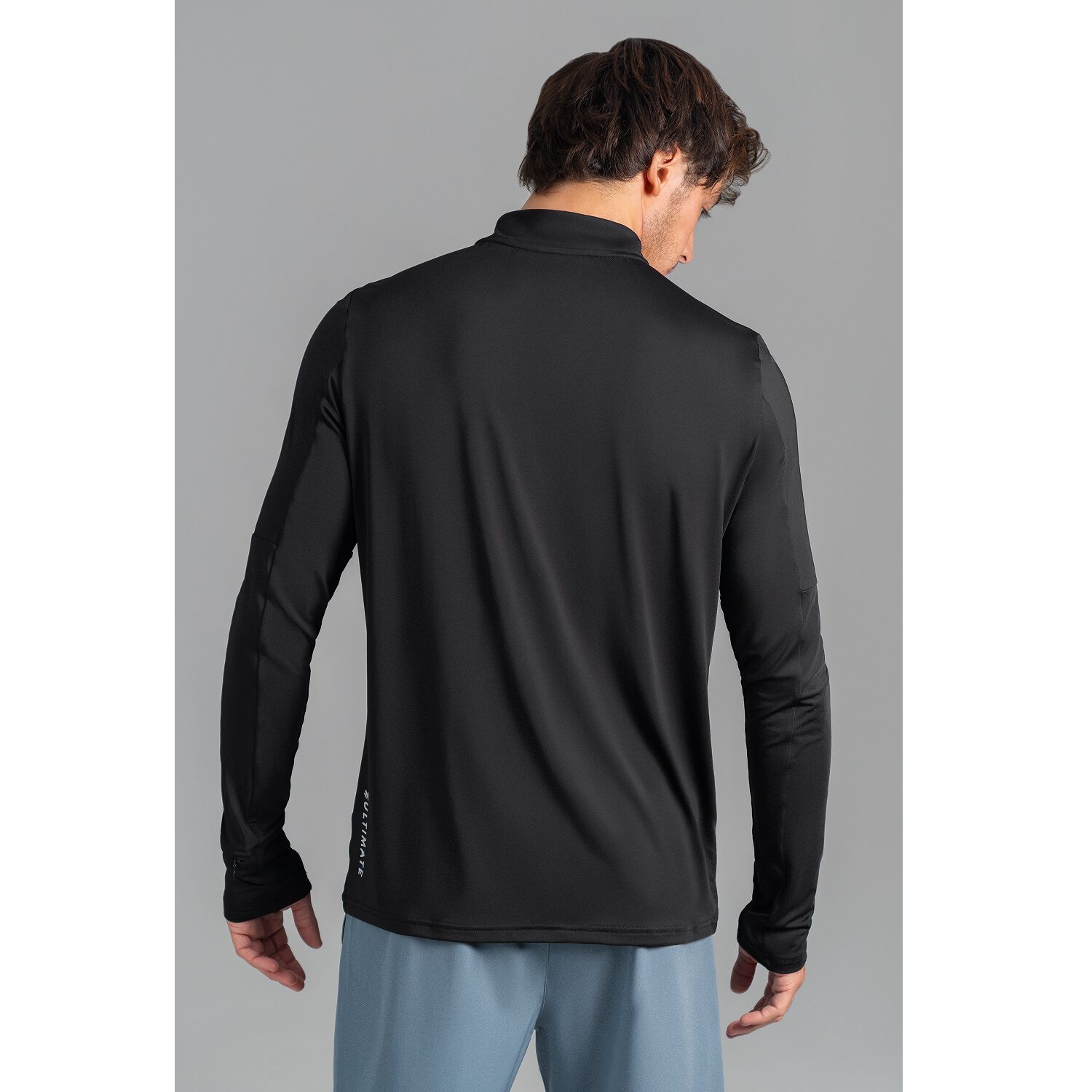Ultimate Midi Zipper Sport Hombre Black Onyx - Xl image number 1.0
