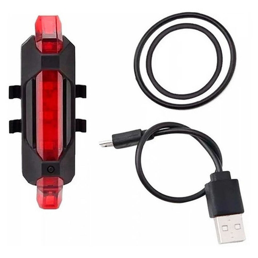 Luz Bicicleta Trasera Recargable Usb image number 5.0