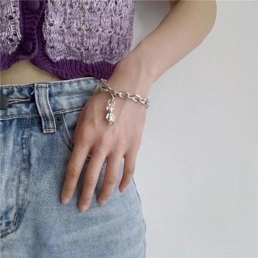 Pulsera Osito Coreano Ins Net Red Dark Hey Girl Kdrama image number 2.0