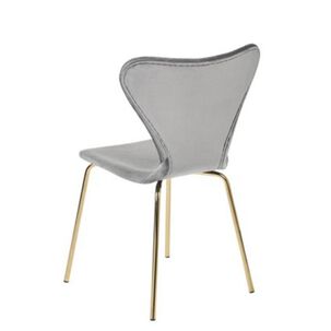 Silla Corazon Gold Gris