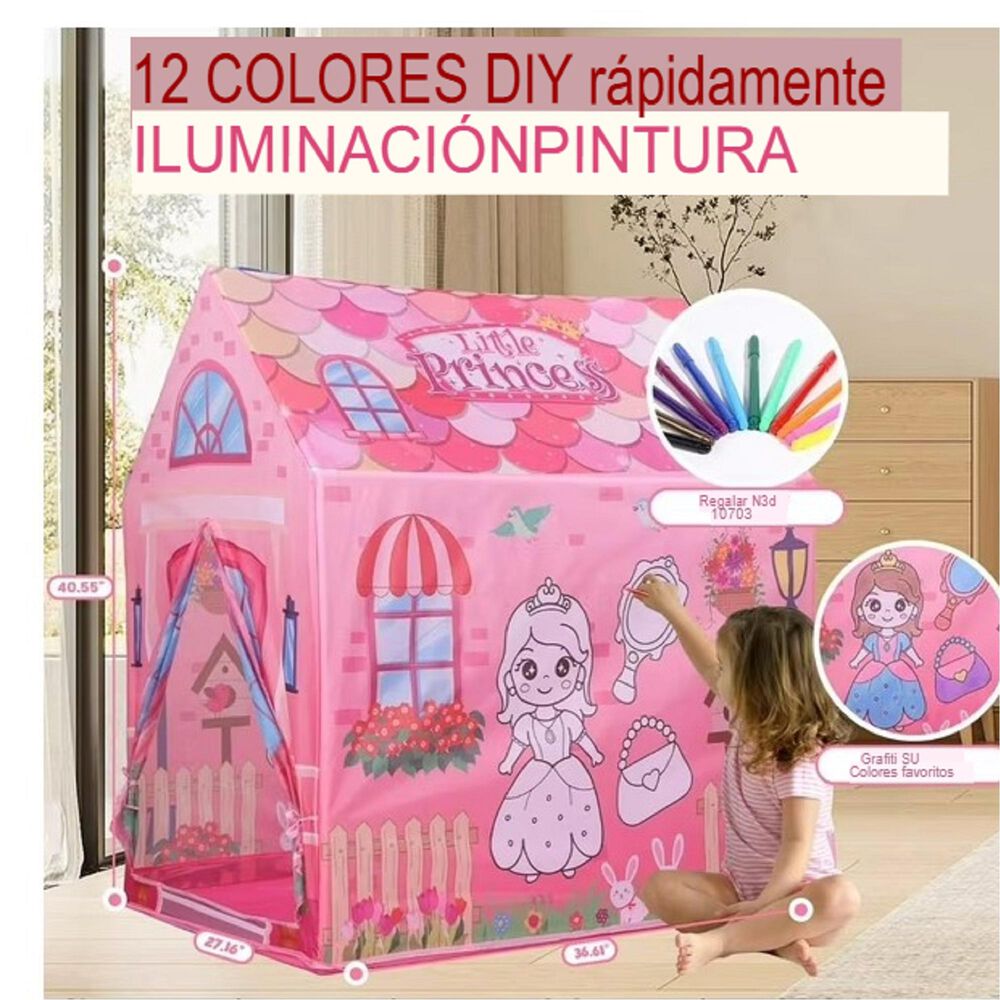 Carpa Infantil De Juegos Para Ni&ntilde;os- Diversi&oacute;n Y Creatividad image number 2.0