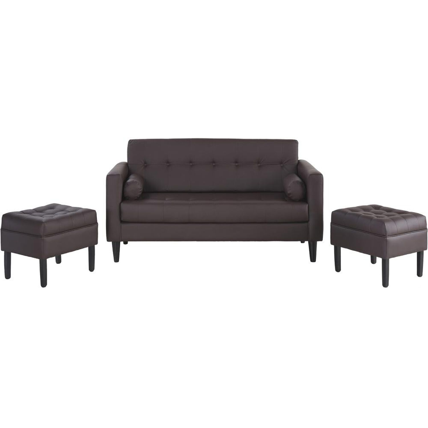 Sof&aacute; Bodevir Retro / 3 Cuerpos + 2 Pouf image number 2.0