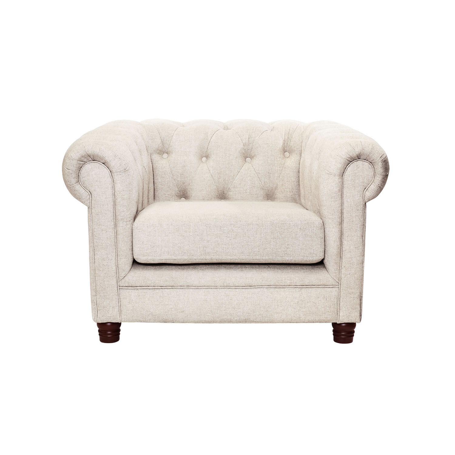 Sofa Florencia 1 Cuerpo Lino Blanco image number 0.0