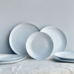 Set De 6 Platos Porcelana Principal 27 Cm Coupe L&iacute;nea Padua