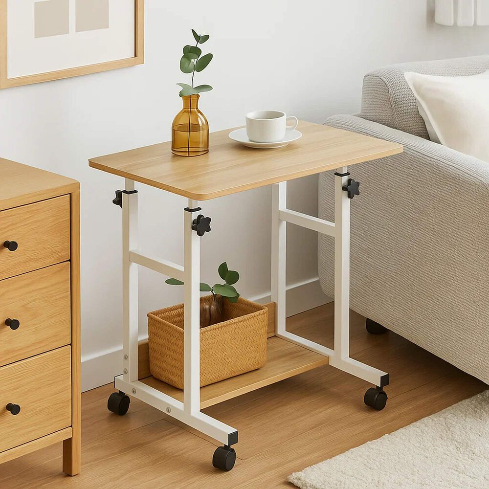 Mesa Escritorio Para Computador Ajustable 2.0 - Roble image number 2.0