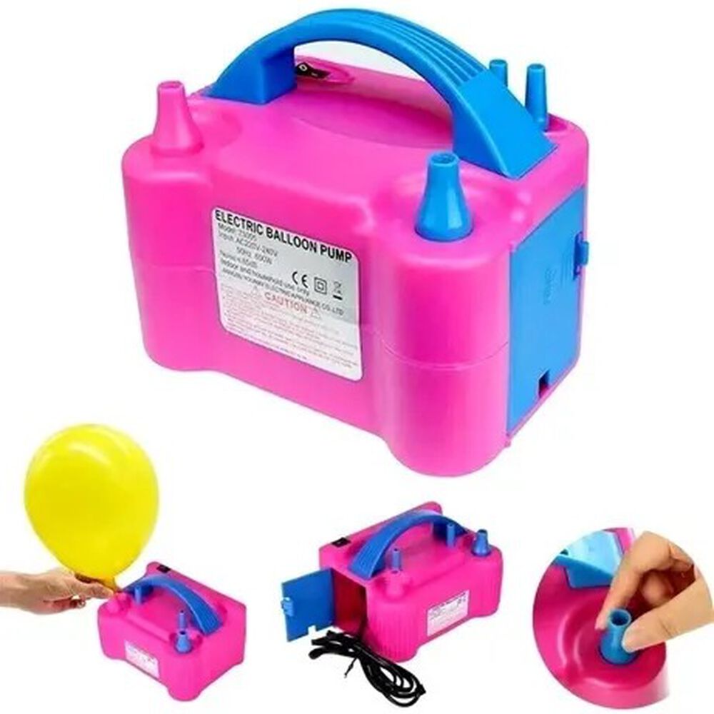 Inflador De Globos Eléctrico 600w Con 2 Boquillas image number 0.0