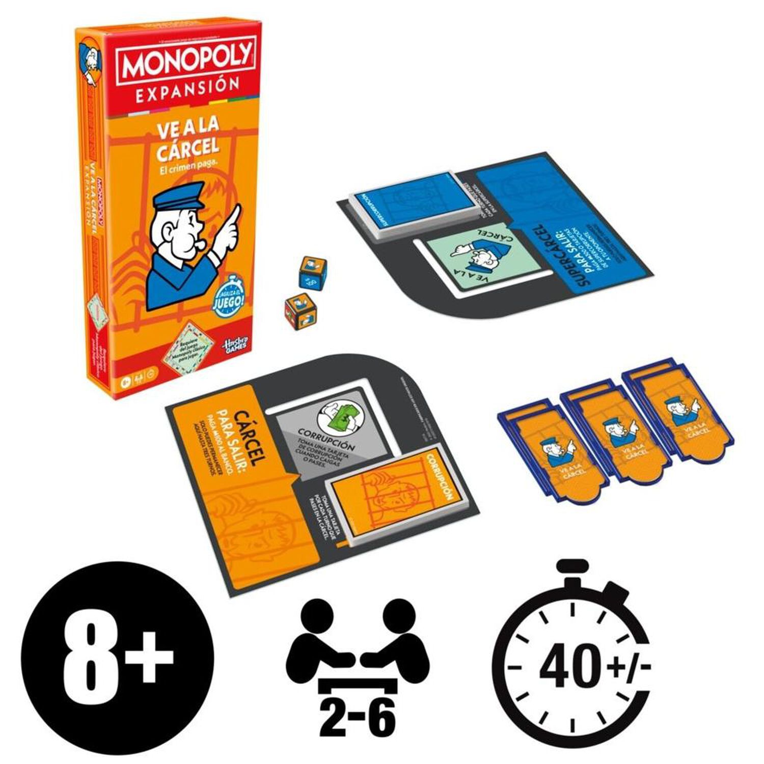 Juego De Mesa Monopoly Expansi&oacute;n Ve A La Carcel image number 7.0