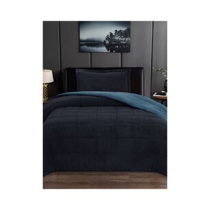 Plumon Andes Sherpa Bicolor Azul 1.5 Pl