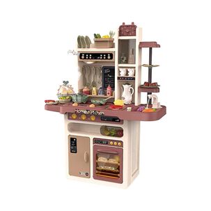 Juguete Set Cocina 65 Piezas Luz Sonido Cafe Infantil 93cm