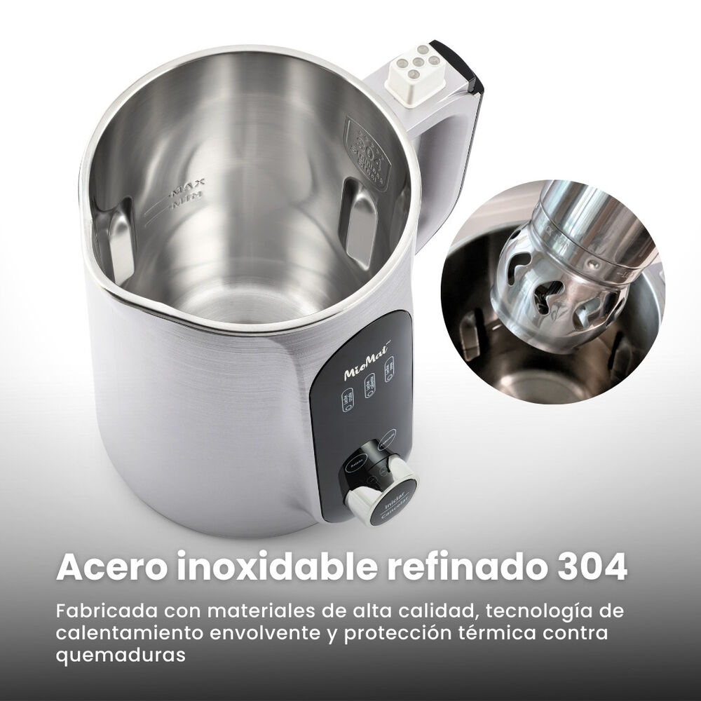 M&aacute;quina Para Hacer Leches Vegetales, Leche De Almendras, Leche De Arroz, Sopas, Cremas Y Batidos Miomat Pro image number 6.0