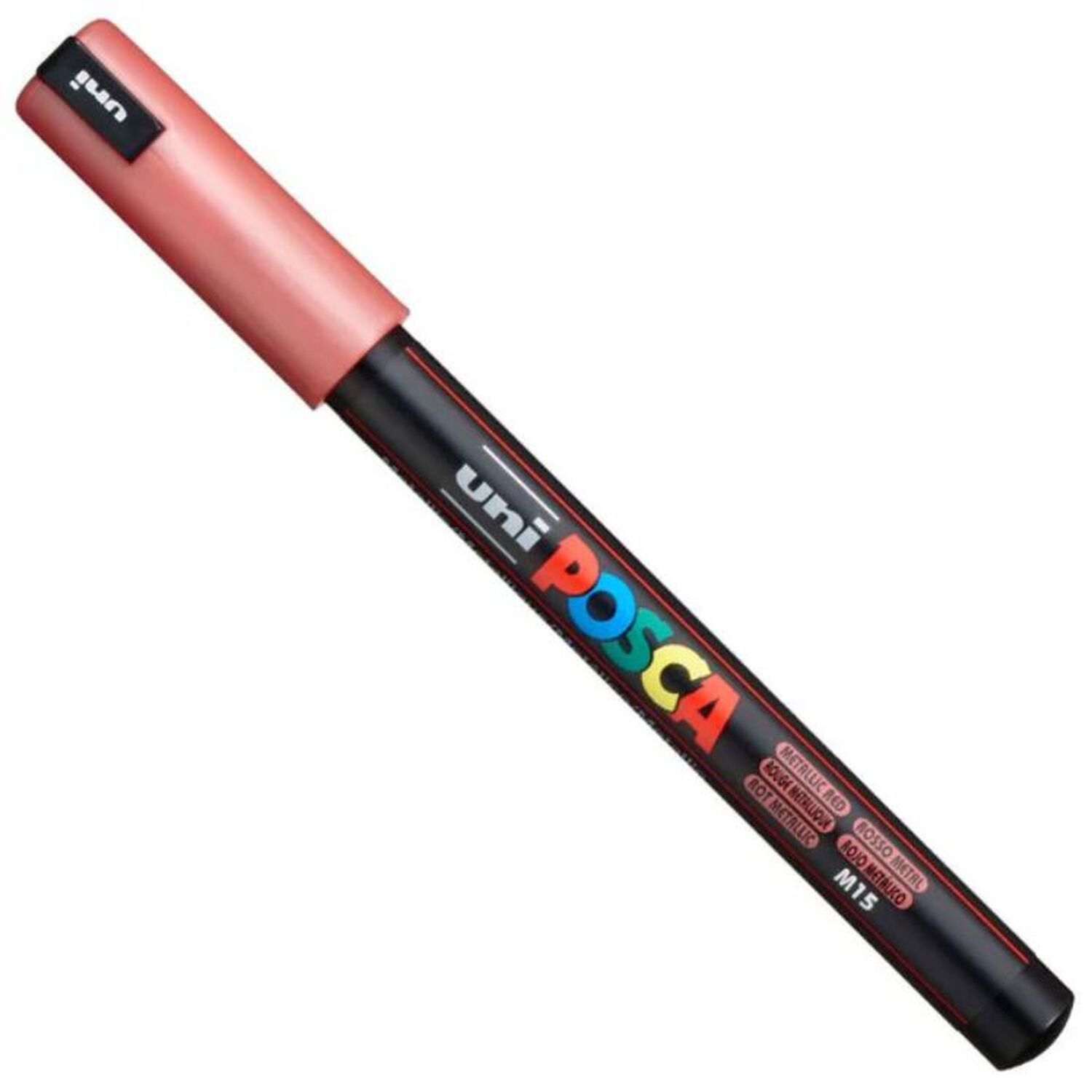 Marcador Acr&iacute;lico Rojo Met&aacute;lico 1mr Posca image number 1.0