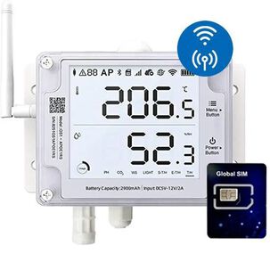 Sensor De Humedad, Temperatura Y Luz Ext - Wifi Gs1 - Ubibot