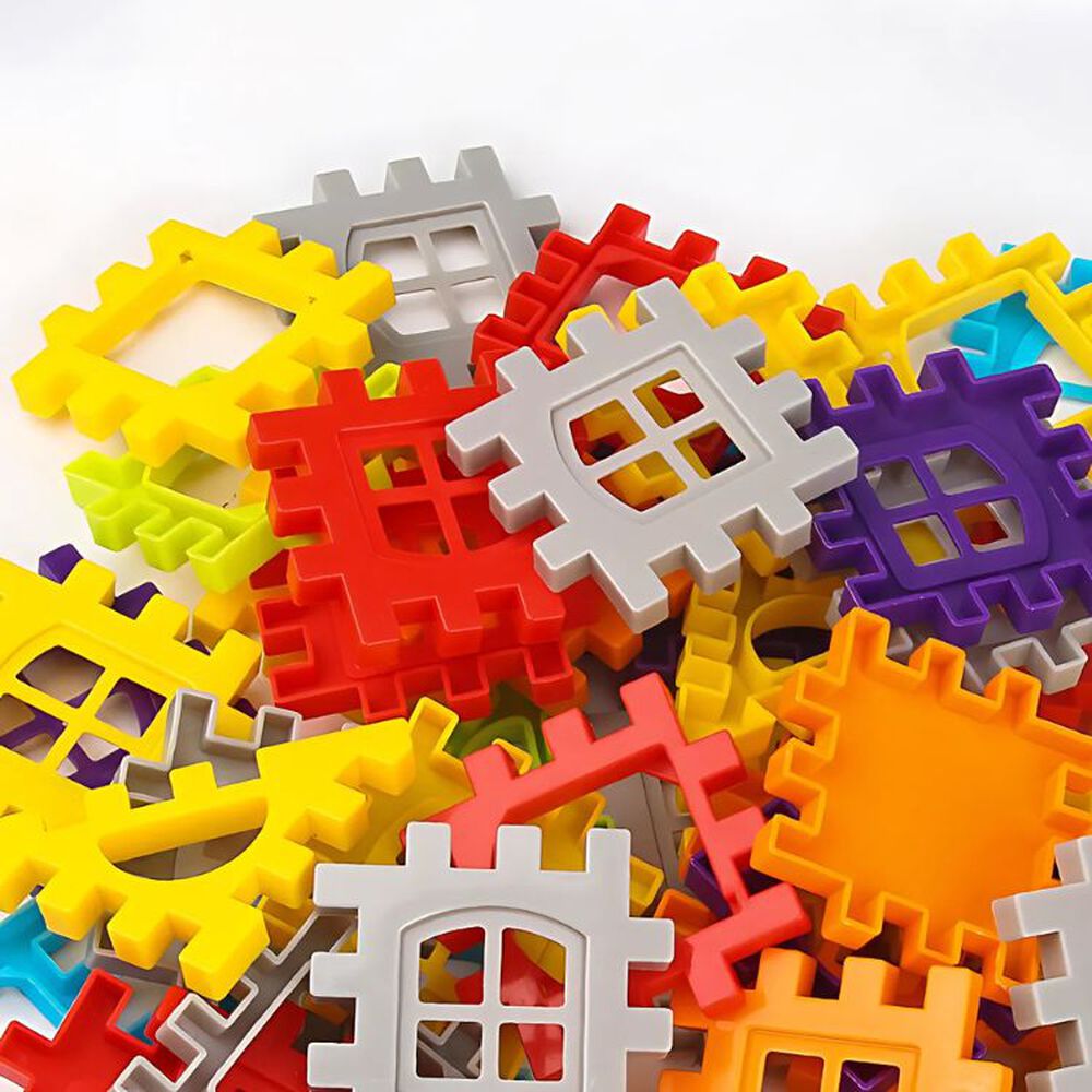 Kit Bloques De Construcción Educativos Niños 150 Piezas image number 4.0