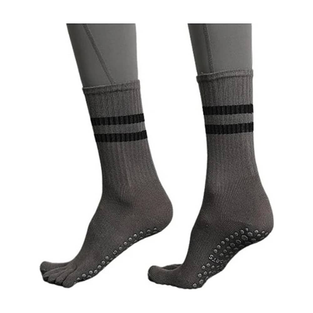 Calcetines T&eacute;rmicos Con Dedos Antideslizantes Yoga Deporte image number 1.0