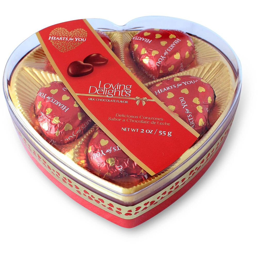 Bombones De Chocolate En Coraz&oacute;n Hearts For You 55g image number 0.0