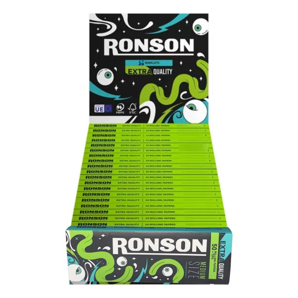 Papelillo Ronson Display Extra Quality + Tips 24 Librillos image number 0.0