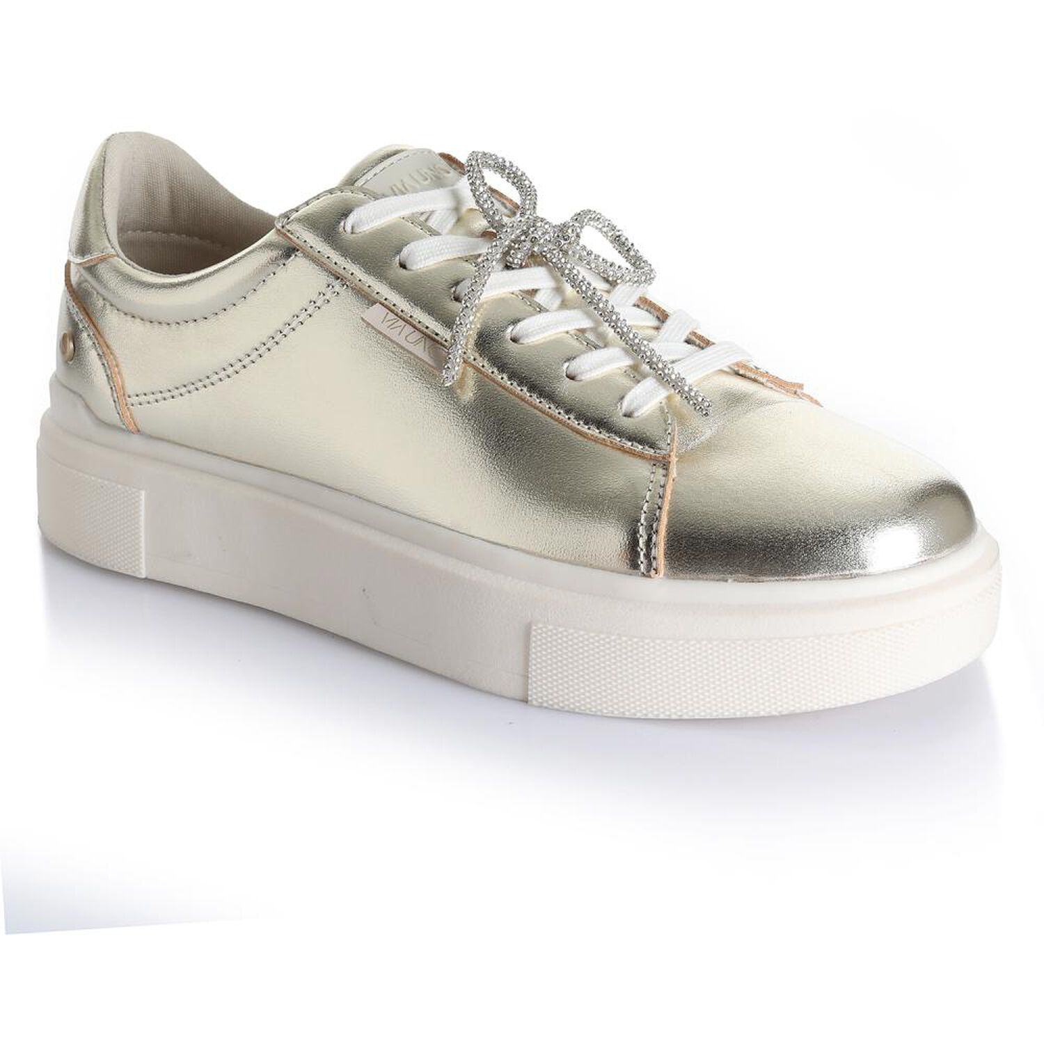 Zapatilla Urbana Mujer Via Uno Oro image number 0.0