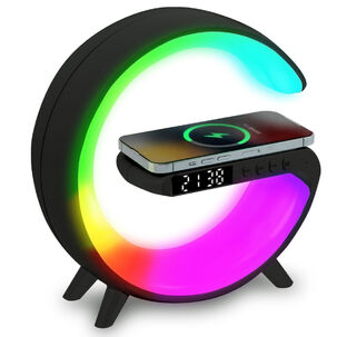 Parlante Bluetooth My Lil G Cargador Inal&aacute;mbrico Negro - Ps