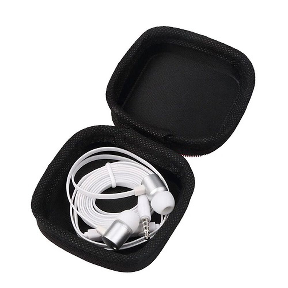 Estuche Para Audífonos U Otros Usos Bolso Case Auriculares Ecocuero Rigido image number 4.0