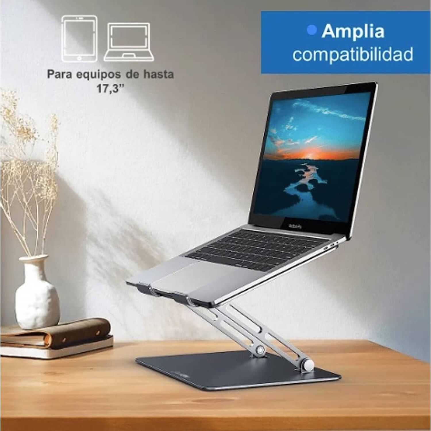 Soporte Base Alzador Para Macbook image number 1.0