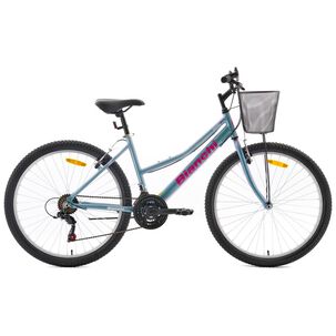 Bicicleta Mountain Bike Bianchi St Lady Con Canasto / Aro 26