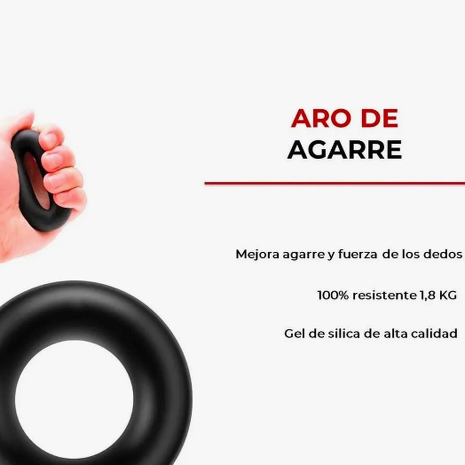 Set Hand Grip Ejercitador Manos image number 5.0