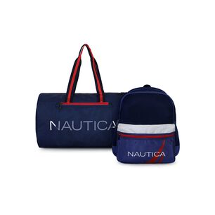 Bolso Aries + Mochila Stark Azul Nautica