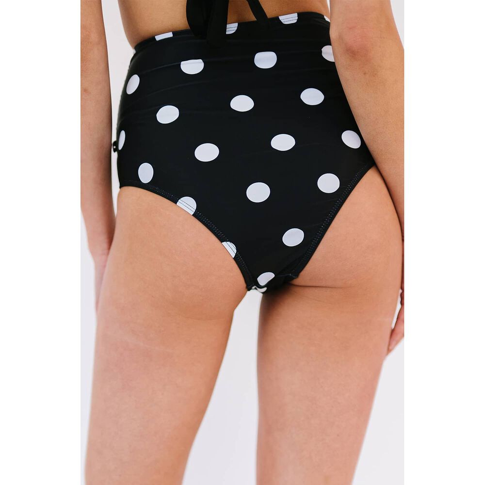 Calzon Bottom De Ba&ntilde;o Talle Alto Control Lunares Gloriahoon image number 6.0