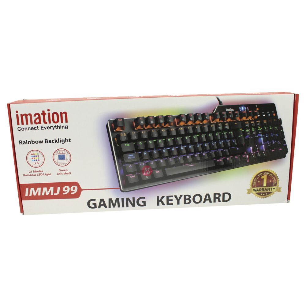 Teclado Mec&aacute;nico Imation Imj99 Rainbow Led - Ps image number 3.0